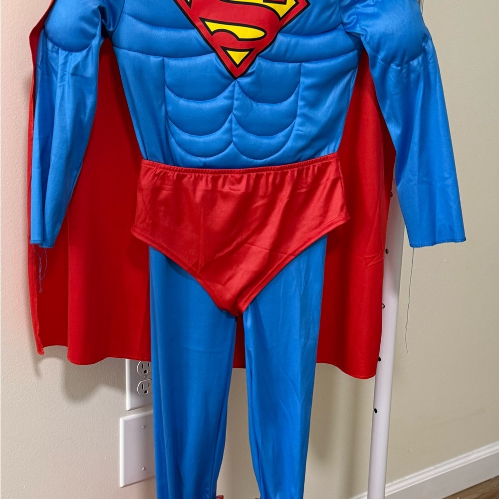 Marvel Hero Costume in Vibrant Blue and Red